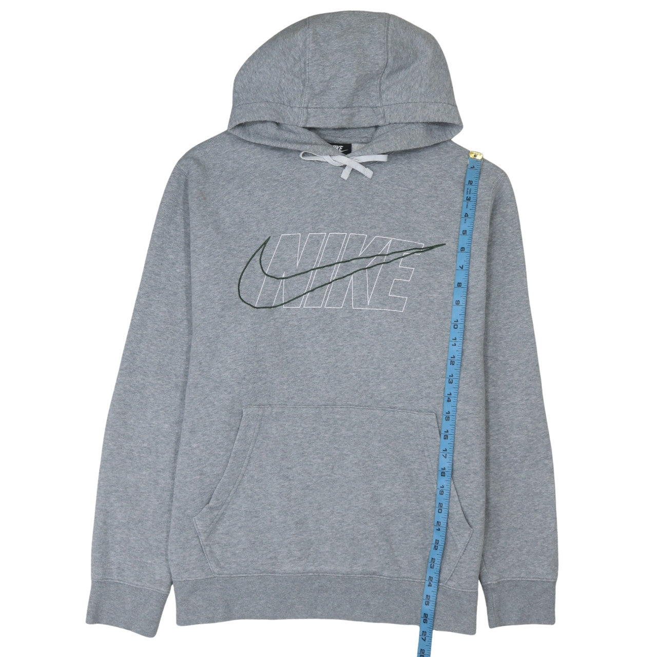 Mens UK Size L Nike Grey Pullover Hoodie