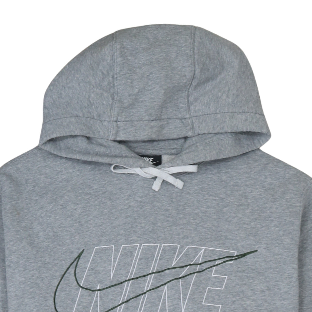 Mens UK Size L Nike Grey Pullover Hoodie