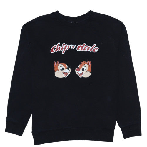 Womens UK Size M Disney at George Black Pullover Sweatshirt