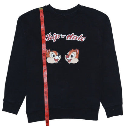 Womens UK Size M Disney at George Black Pullover Sweatshirt