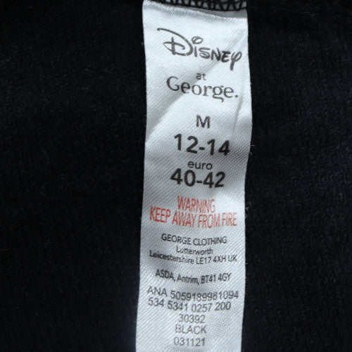 Womens UK Size M Disney at George Black Pullover Sweatshirt