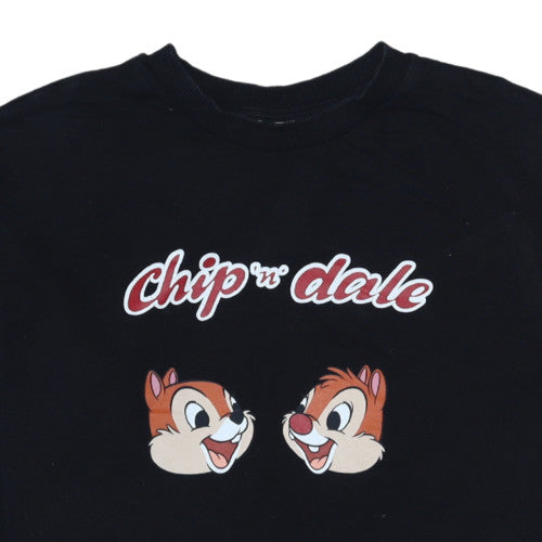 Womens UK Size M Disney at George Black Pullover Sweatshirt
