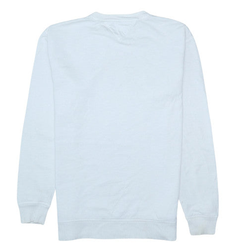 Mens UK Size M Tommy Jeans White Pullover Sweatshirt