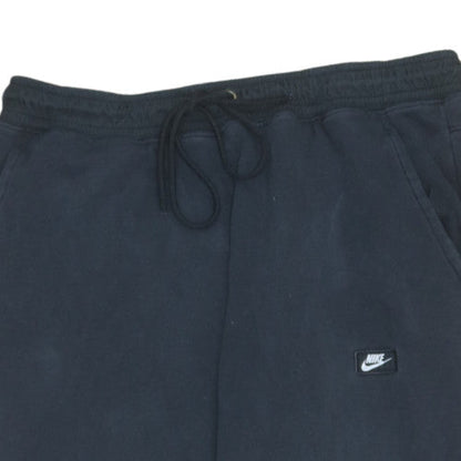 Nike Men's Black Fleece Jogger Sweatpants L Regular Fit Activewear