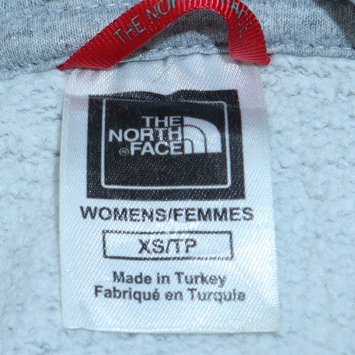 Womens UK Size XS The North Face Grey Pullover Hoodie
