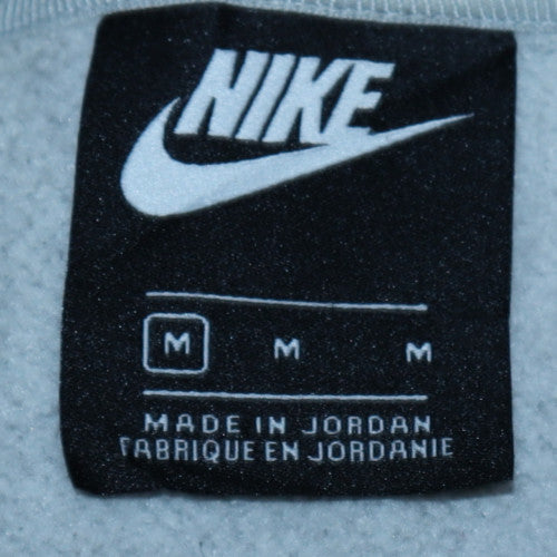 Mens UK Size M Nike Grey Full Zip Hoodie