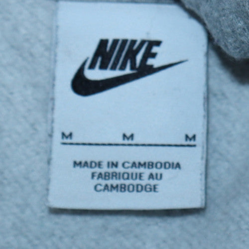 Mens UK Size M Nike Grey Pullover Hoodie
