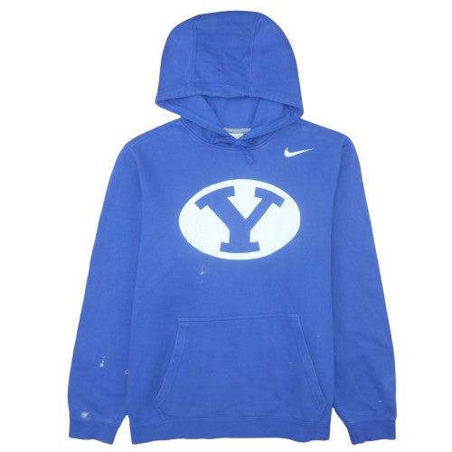 Mens UK Size L Nike Blue Pullover Hoodie