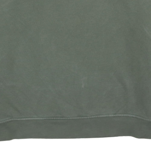 Mens UK Size L Reebok Green Pullover Sweatshirt
