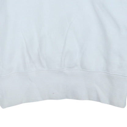 Mens UK Size L Champion White Pullover Sweatshirt