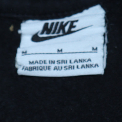 Mens UK Size M Nike Black Pullover Hoodie