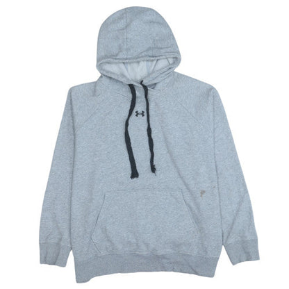 Mens UK Size XL Under armour Grey Pullover Hoodie