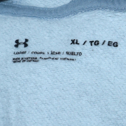 Mens UK Size XL Under armour Grey Pullover Hoodie