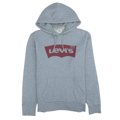 Mens UK Size M Levi's Grey Pullover Hoodie