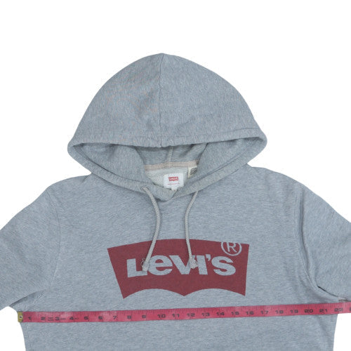 Mens UK Size M Levi's Grey Pullover Hoodie