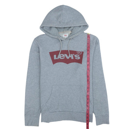 Mens UK Size M Levi's Grey Pullover Hoodie