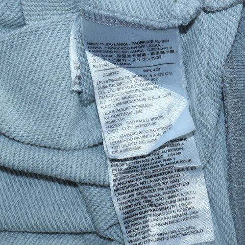 Mens UK Size M Levi's Grey Pullover Hoodie