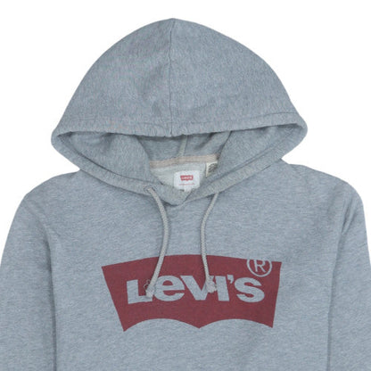 Mens UK Size M Levi's Grey Pullover Hoodie