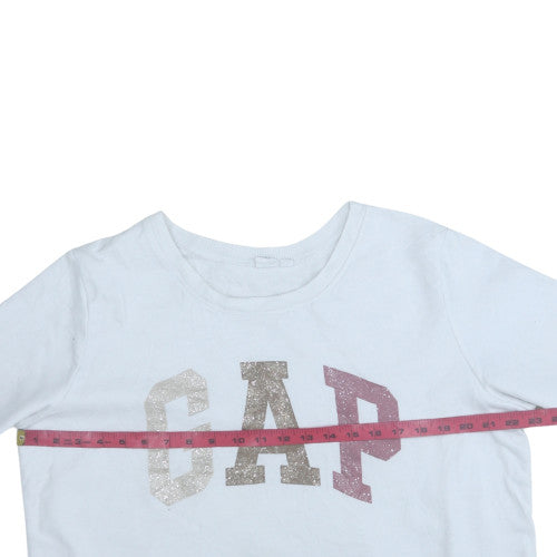 Womens UK Size XL Gap White Pullover Sweatshirt