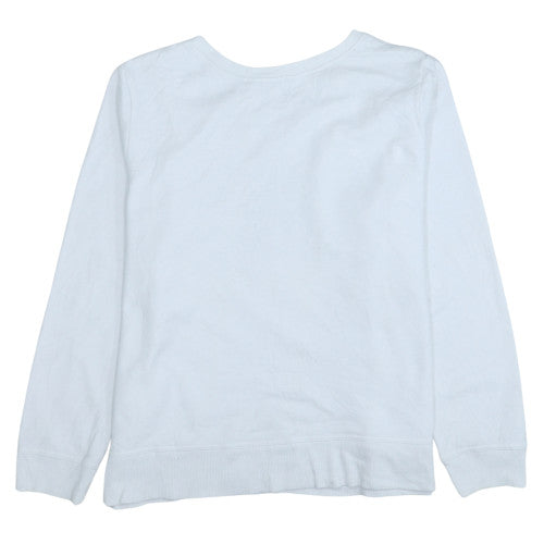 Womens UK Size XL Gap White Pullover Sweatshirt