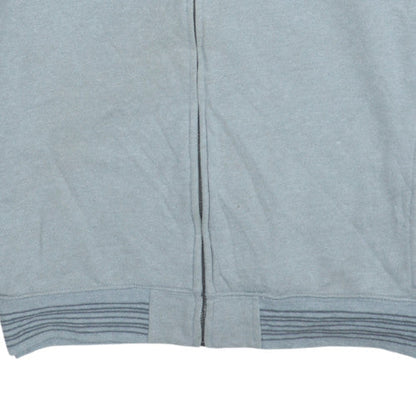 Mens UK Size L Quiksilver Grey Full Zip Sweatshirt