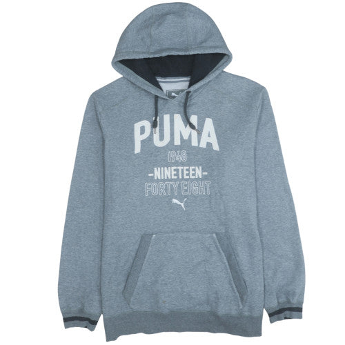Mens UK Size 2XL PUMA Grey Pullover Hoodie