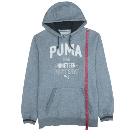 Mens UK Size 2XL PUMA Grey Pullover Hoodie