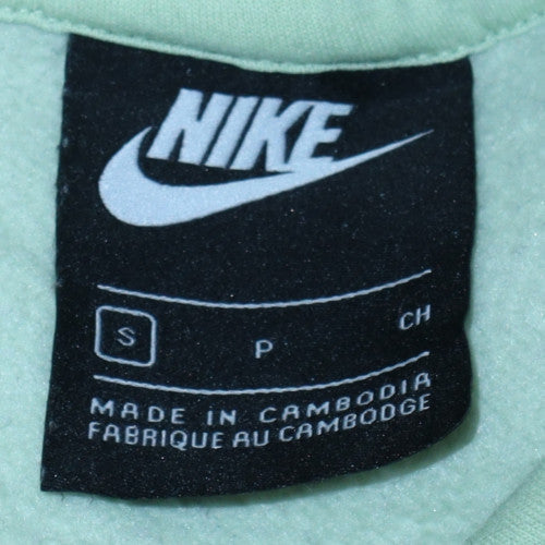 Mens UK Size S Nike Green Pullover Hoodie
