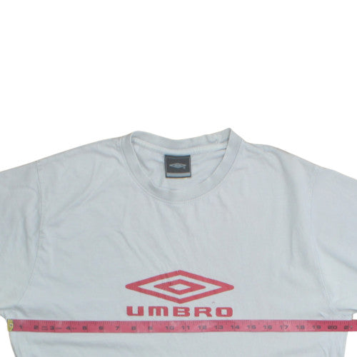 Mens UK Size M Umbro White  T-Shirt