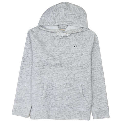 Mens UK Size M Hollister Grey Pullover Hoodie