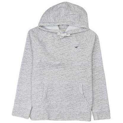 Mens UK Size M Hollister Grey Pullover Hoodie