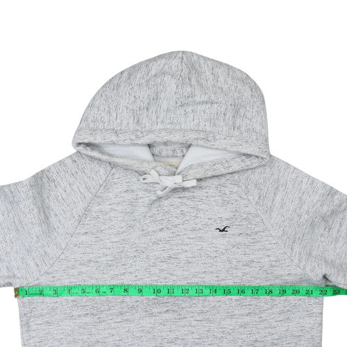 Mens UK Size M Hollister Grey Pullover Hoodie