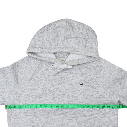 Mens UK Size M Hollister Grey Pullover Hoodie