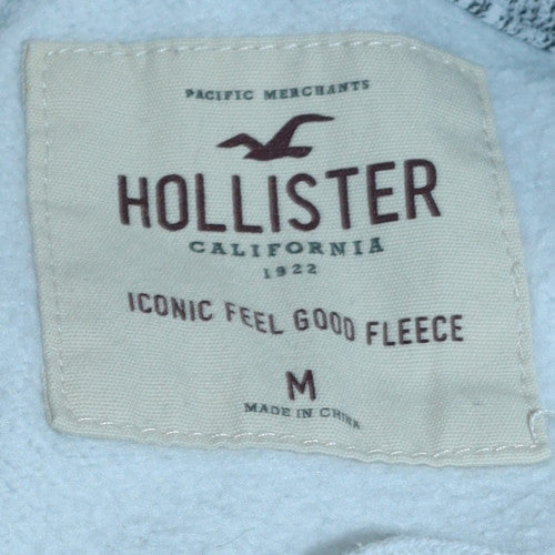 Mens UK Size M Hollister Grey Pullover Hoodie