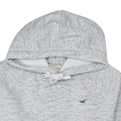 Mens UK Size M Hollister Grey Pullover Hoodie