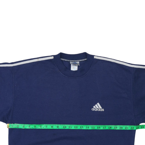 Mens UK Size L adidas Blue Pullover Sweatshirt