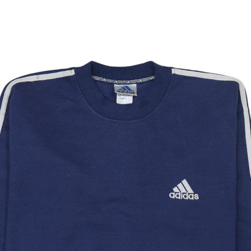 Mens UK Size L adidas Blue Pullover Sweatshirt