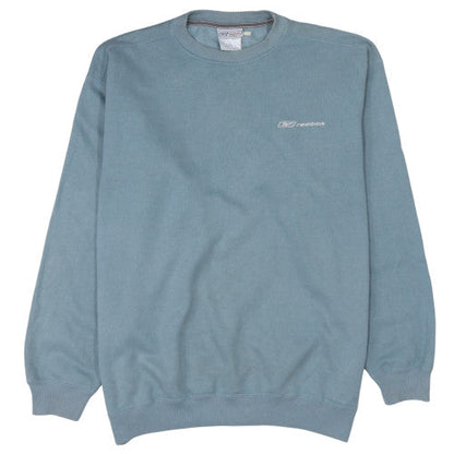 Mens UK Size L Reebok Blue Pullover Sweatshirt