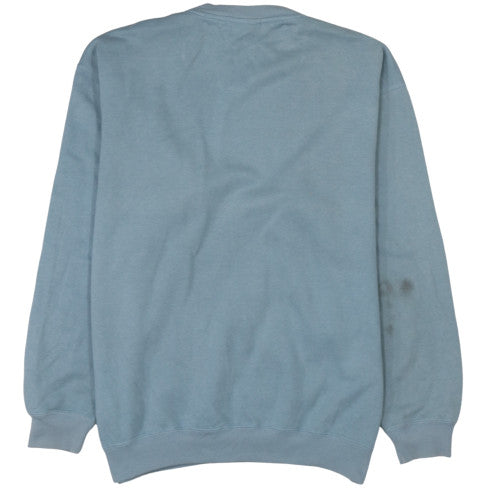 Mens UK Size L Reebok Blue Pullover Sweatshirt