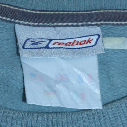 Mens UK Size L Reebok Blue Pullover Sweatshirt
