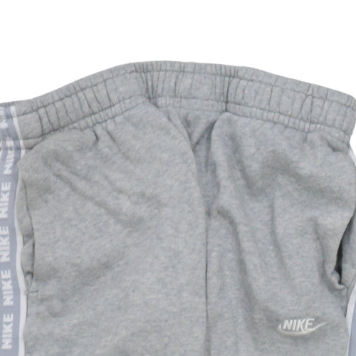 Mens UK Size M Nike Regular Fit Jogger Grey Trousers