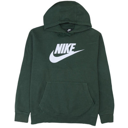 Mens UK Size XL Nike Green Pullover Hoodie