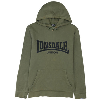 Mens UK Size 2XL Lonsdale Green Pullover Hoodie