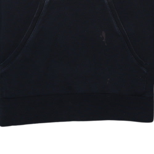 Mens UK Size S le coq sportif Black Pullover Hoodie