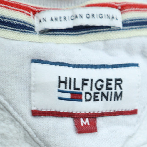 Mens UK Size M Tommy Hilfiger Grey Pullover Sweatshirt