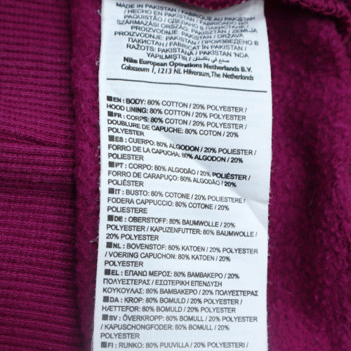 Womens UK Size XS Nike Purple Pullover Hoodie