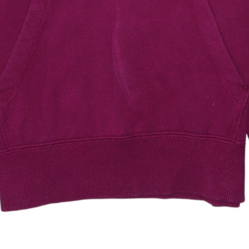 Womens UK Size XS Nike Purple Pullover Hoodie