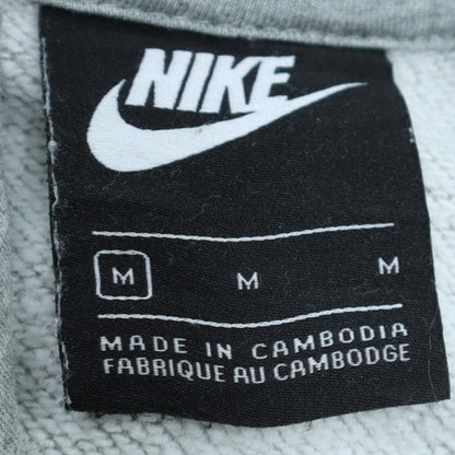Mens UK Size M Nike Grey Pullover Hoodie