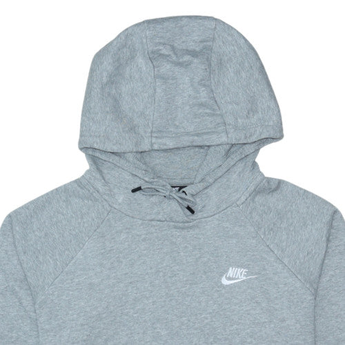 Mens UK Size M Nike Grey Pullover Hoodie