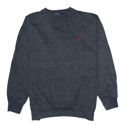 Mens UK Size M Ralph Lauren Grey Pullover Sweatshirt